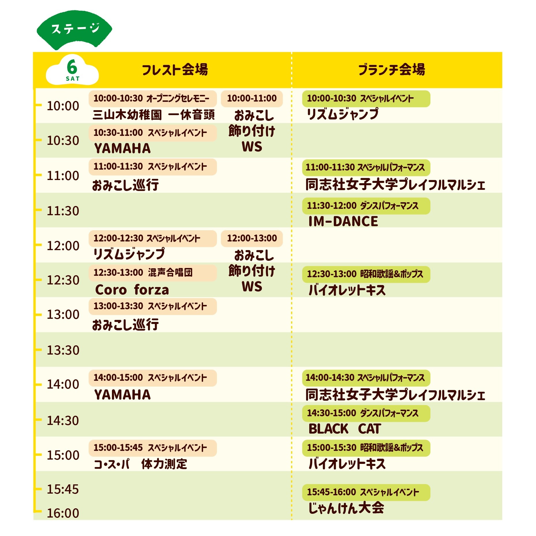 松井山手祭りステージ6月6日の画像