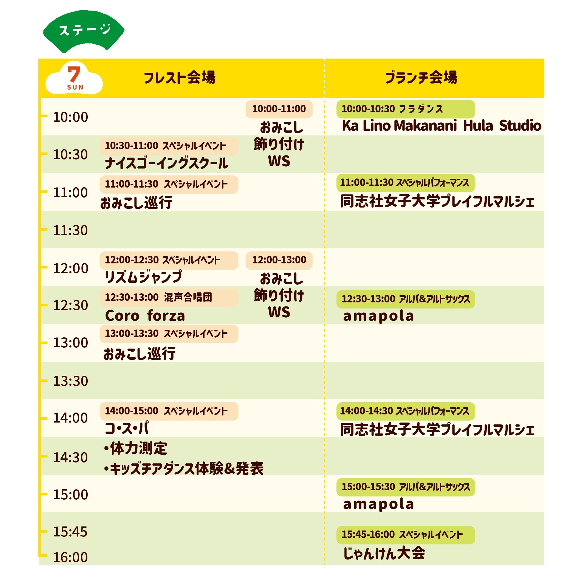 松井山手祭りステージ6月7日の画像